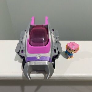Paw Patrol Sea Patrol Skye and vehicle some wear on skye figure